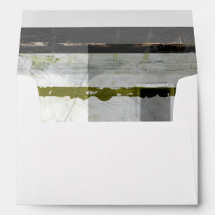 Enveloppes Peinture moderne avec les lettres assorties