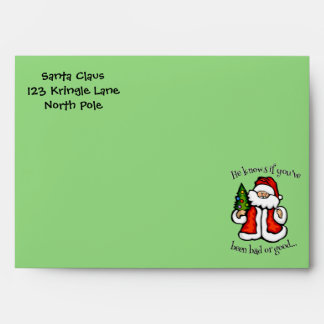 Enveloppes Père Noël sait