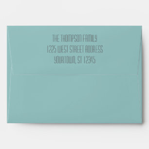 Enveloppes personnalisées Aqua