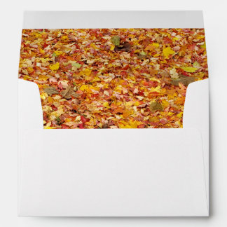 Enveloppes personnalisées du Mariage d'automne rus