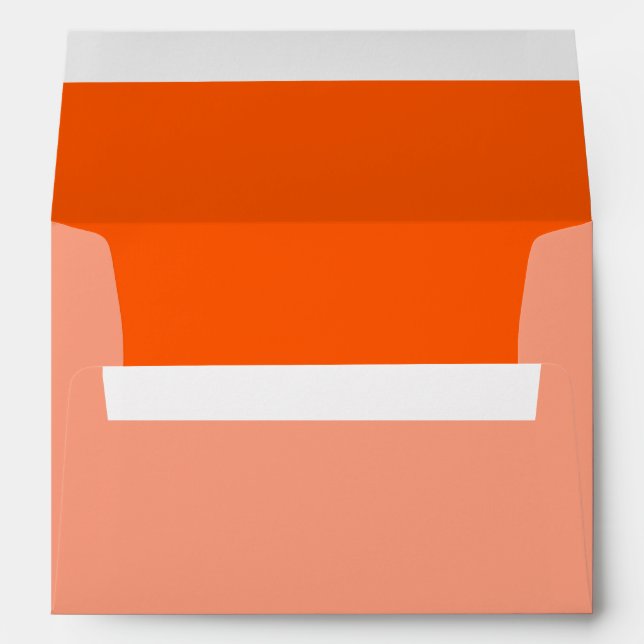 Enveloppes Personnaliser couleur Arrière - plan orange Ceci! (Dos (Bas))