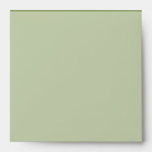 Enveloppes Personnaliser couleur verte de mousse