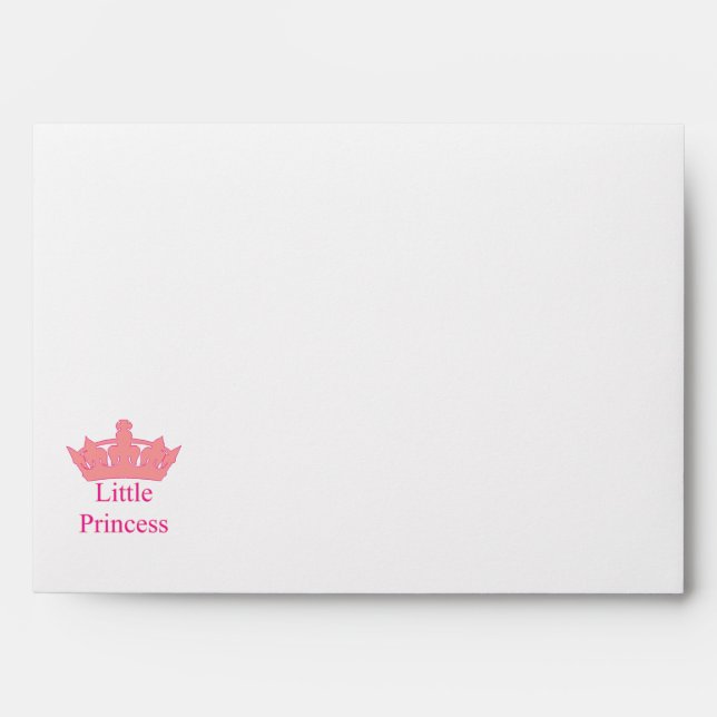 Enveloppes Petite princesse - Un bébé royal (Devant)