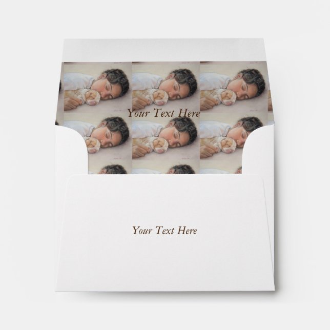 Enveloppes photo d'enfant bouddling très mignon chiot beagle (Dos (Bas))