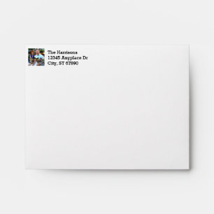 Enveloppes Photo personnalisée avec adresse de retour