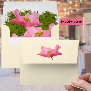 Enveloppes Photo Pretty Rose Poppy