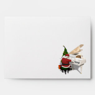 Enveloppes Pianiste du Père Noël
