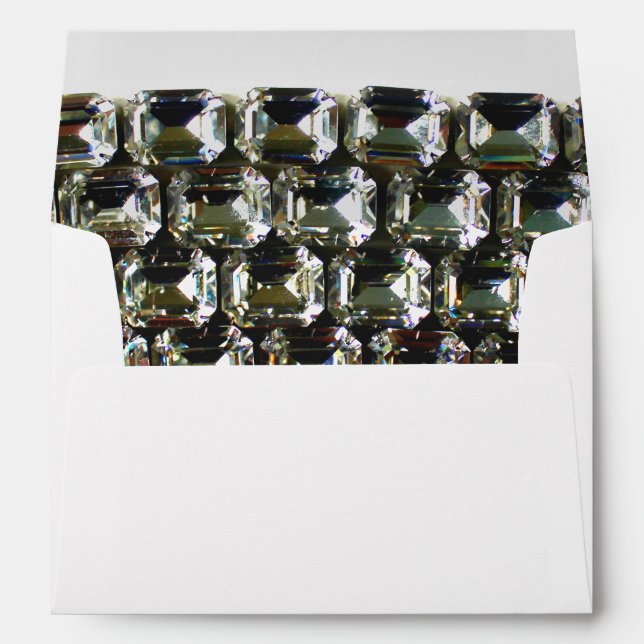 Enveloppes Pierres de diamants strass (Dos (Bas))