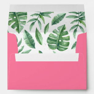 Enveloppes Pink Tropical Envelope