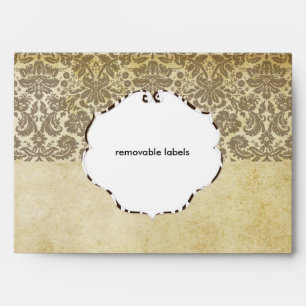 Enveloppes PixDezines Damask/Dentelle de conception Vintage
