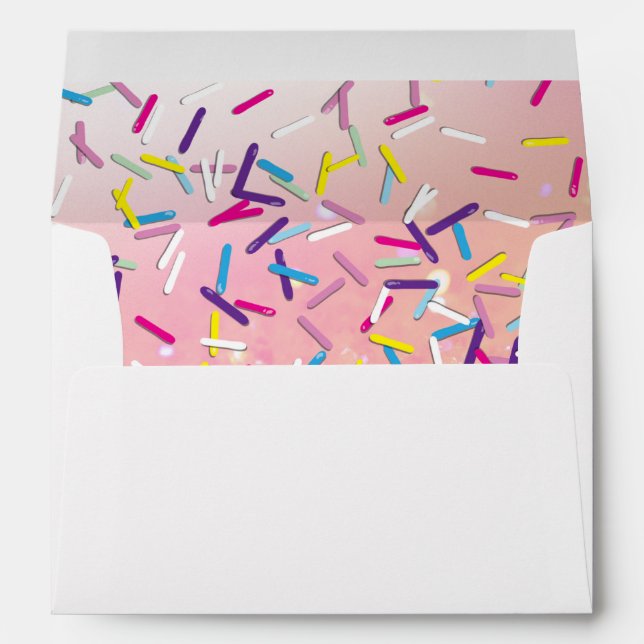 Enveloppes Pluie Arroses Candy Land Sweets Party (Dos (Bas))
