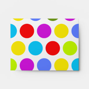 Enveloppes Points Colorés