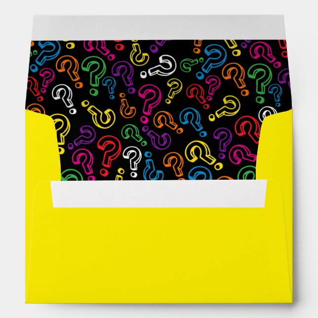 Enveloppes Points d'interrogation (Dos (Bas))