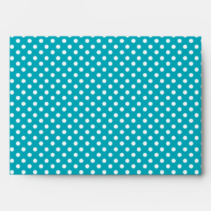 Enveloppes Pois bleues
