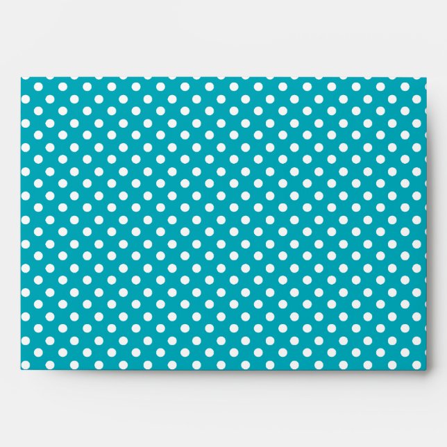 Enveloppes Pois bleues (Devant)