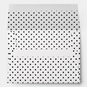 Enveloppes Pois noirs et blancs