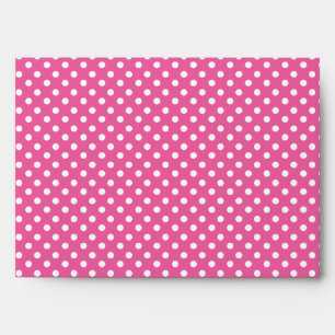 Enveloppes Pois roses