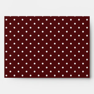 Enveloppes Polka rouge