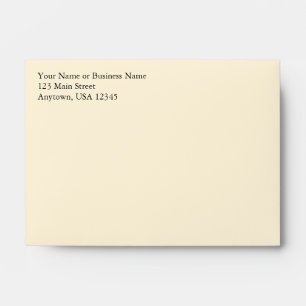 Enveloppes pré-adressées A6 Cream