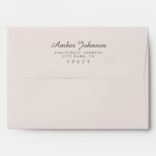 Enveloppes pré-adressées Beige 5 x 7