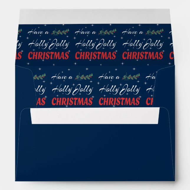 Enveloppes Prenez un Holly Jolly Christmas (Dos (Bas))