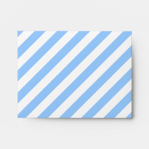 Enveloppes Rayures bleues et blanches