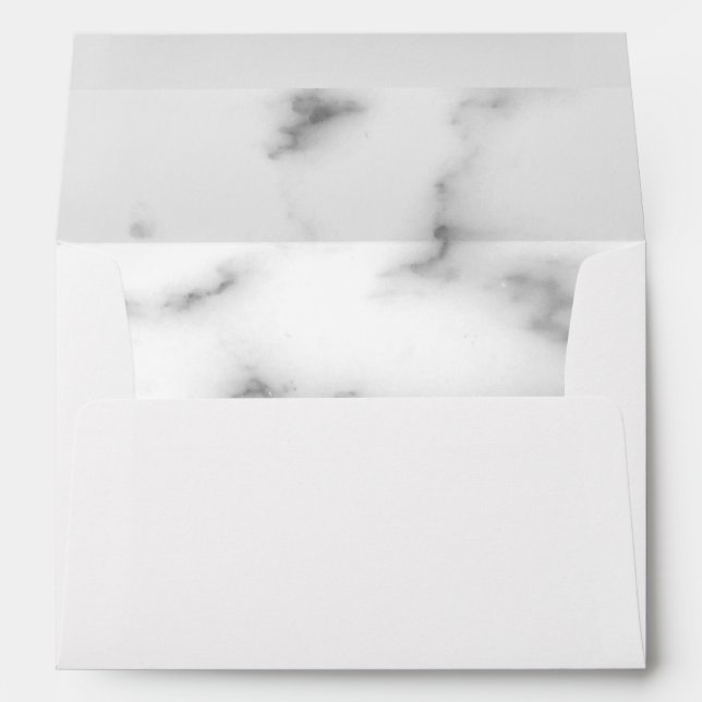 Enveloppes revêtues de Marbre blanc en pierre de c (Dos (Bas))