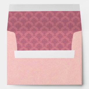 Enveloppes Rose victorien Damask