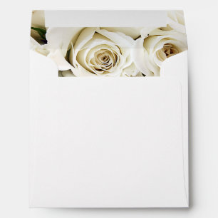 Enveloppes Roses blanches