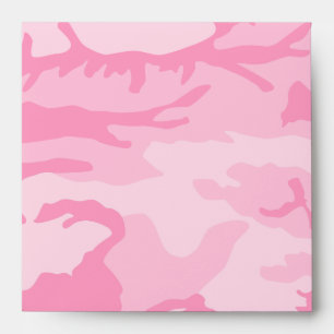 Enveloppes roses de camouflage