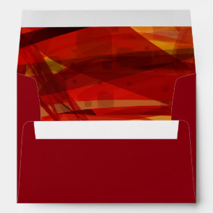 Enveloppes Rouge transparent d'enveloppe de Mitzvah de barre