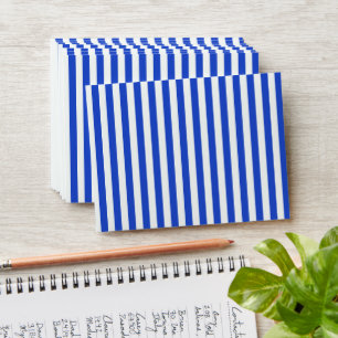 Enveloppes Royal Blue Combination Stripes par Shirley Taylor