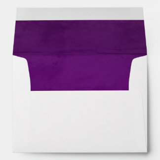 Enveloppes Royal Purple Faux Velvet Revêtement texturé