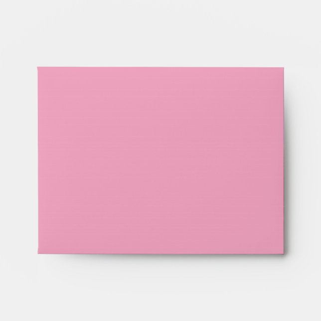 Enveloppes RSVP en lin noir rose (Devant)