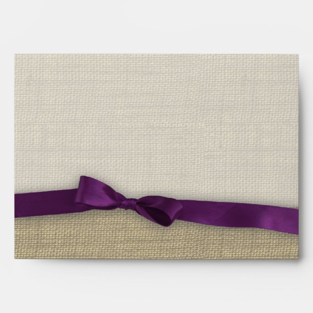 Enveloppes Ruban et bracelet violet (Devant)