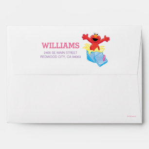 Enveloppes Rue Sésame   Anniversaire Filles Elmo