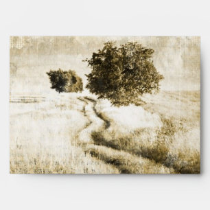 Enveloppes Rustic Country Road mariage extérieur ouest