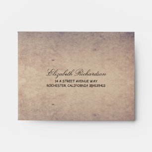 Enveloppes Rustic Navy et mariage de crème RSVP