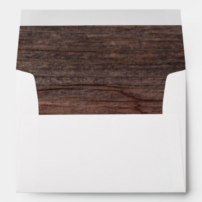 Enveloppes Rustique Brown Pays Barne Bois (Dos (Bas))