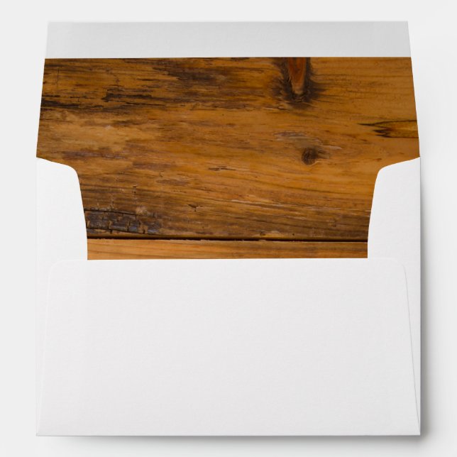 Enveloppes Rustique Country Grange Bois (Dos (Bas))