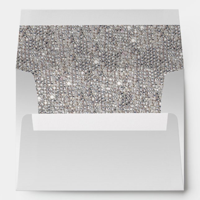 Enveloppes Séquences d'argent de Faux (Dos (Bas))