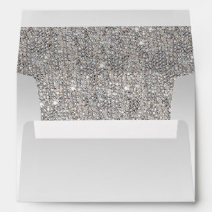 Enveloppes Séquences d'argent de Faux