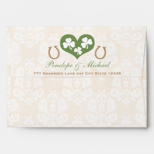 Enveloppes Shamrock et Mariage Horseshoe