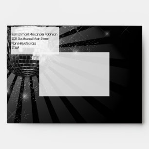 Enveloppes Silver Sparkle