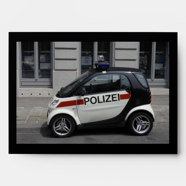 Enveloppes Smart Polizei Auto (Devant)