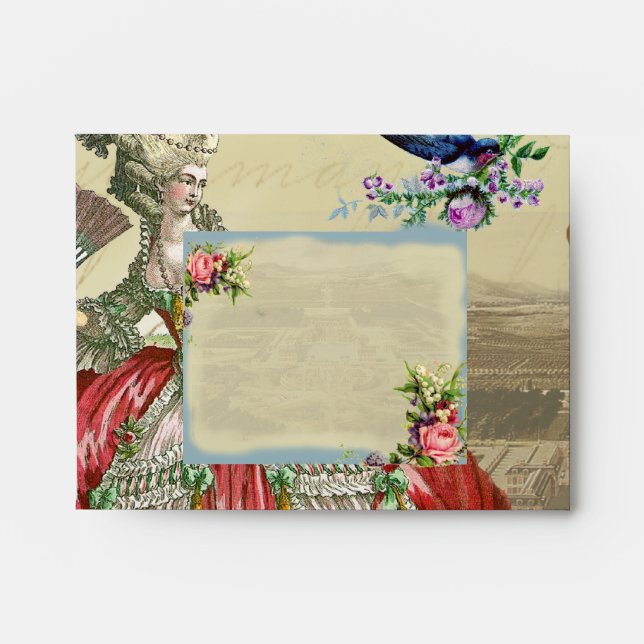 Enveloppes Souvenirs de Versailles Carte pour notes (Devant)
