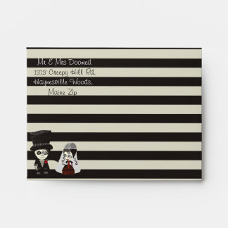 Enveloppes Spooktacular Mariage Merci