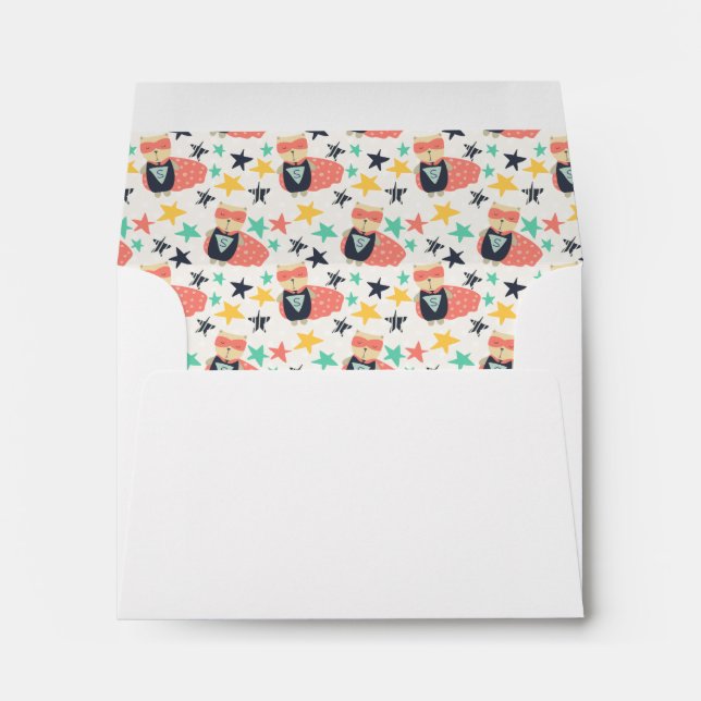 Enveloppes Star Super Hero (Dos (Bas))