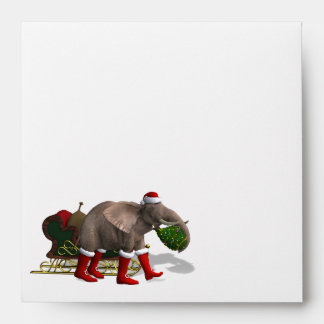 Enveloppes Sweet Santa Claus Elephant