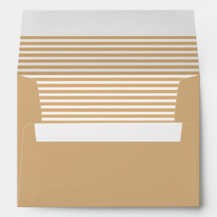 Enveloppes Tan et blanc triés